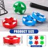 TOBWOLF 6 Pack Inline Roller Hockey Pucks for Indoor Outdoor Hockey, Street Hockey Pucks Driveway Hockey Puck Multifunctional Hockey Balls Off-ice Training Pucks for Controlled Passing & Shooting view 2