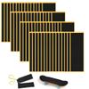 Hasefam 60Pcs Fingerboard Foam Grip Tape, Quality Wooden Board Strong Adhesive Foam Anti Slip Stickers Black Mini Skateboard Grip Tape 4.33x1.5inch (Black 60Pcs) view 1