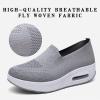 Women's Orthopedic Sneakers - 2023 New Air Cushion Slip on Walking Shoes Orthopedic Stretch Diabetic Casual Walking Wide Shoes with Arch Support, Comfort Women's Orthopedic Platform Sneakers view 4