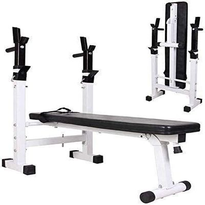 FSunKoFu Weight Bench Workout Bench Adjustable Weight Bench Dumbbell Bench Foldable Weight Lifting with Dip Station, Heavy Duty Multi Sit Up