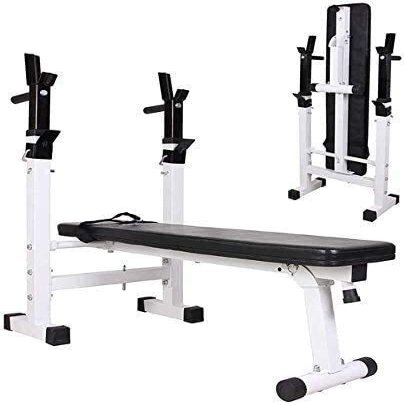 FSunKoFu Weight Bench Workout Bench Adjustable Weight Bench Dumbbell Bench Foldable Weight Lifting with Dip Station, Heavy Duty Multi Sit Up