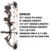 Bear Archery Royale Ready to Hunt Extra Compound Bow Package for Adults and Youth, Right Hand, True Timber Strata view 3