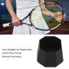 Naroote Tennis Racket Silicone End Cover, Tennis Racket Butt Captennis Dampener Grip Tape for Tennis Racket Handle Racket Accessories Black for Tennis Court view 4