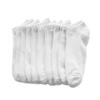 Drincoshow 12Pairs Summer Ankle Socks Extra Large Low Cut Socks Boat Socks No Show Cotton Socks X Size,XL Size (12Pair White,XL(9.5+)) view 1