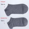 Drincoshow 12Pairs Summer Ankle Socks Extra Large Low Cut Socks Boat Socks No Show Cotton Socks X Size,XL Size (12Pair White,XL(9.5+)) view 3