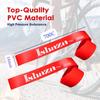 Ishaza Pack of 2 Bicycle Rim Strip 26" x 20mm  Red Rim Tape High-Pressure, Puncture & Temperature Resistant Durable Elastic PVC Bike Wheel Liner for Mountain & Road Bicycle (Red, 700C  16mm) view 2