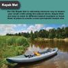 Kayak Mat - Premium Watercraft Launch Pad - Durable Geotextile & Aluminized Steel Frame view 3