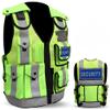 SPALL PRO US Security Vest Safety Enforcement Vest High Visibility Reflective - F Yellow view 1