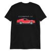 1976 Cobra II Custom Classic Car Art T-Shirt Black view 1