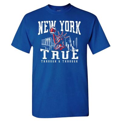 Xtreme Apparel New York Men's Vintage Fan T-Shirt (Royal T-Shirt, XL)