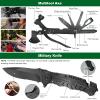 LUXMOM Gifts for Men Dad Christmas, Survival Kit and First Aid Kit, 142 Pcs Survival Gear and Equipment with Molle Pouch, Camping Essentials for Men Outdoor Adventure view 4