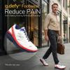 Gravity Defyer g-defy Mighty Walk New Walking Shoes for Men | Comfortable Orthopedic Shoes for Standing All Day | Patented VersoShock Technology | Wide Toe Box White, Red, Blue view 4