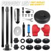 Black and White Teen 6-16 Boxing Refle Bag Speed Trainer Punching Bag Spinning Bar with Reflex Bar Free Standing view 2