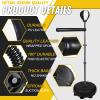 Black and White Teen 6-16 Boxing Refle Bag Speed Trainer Punching Bag Spinning Bar with Reflex Bar Free Standing view 4