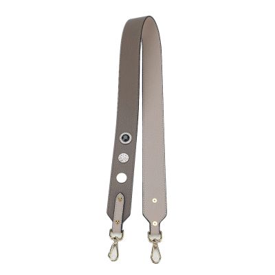 Leather Purse Crossbody Strap Solid Color Replacement Shoulder Strap Crossbody Bags Shoulder Bags Accessories Long 96cm (Color : Gray-light gray, Size : 96cm)
