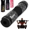 Tojayer Squat Pad Barbell Pad - Neck & Shoulder Protective Foam Workout Weight Lifting Bar Cushion for Lunges & Hip Thrusts, Fit Standard and Olympic Bars Perfectly, Black view 1