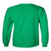CornBorn North Texas Mean Green Tee Shirt - Long Sleeve UNT Arch Primary Logo - Light Green - 4X view 2