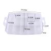 DYPASA Tackle Box Detachable Three-Layer Portable Transparent Plastic Jewelry Cosmetic Storage Box Fishing Gear Storage Box 30-Compartment Bait Box view 2