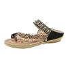 Gladiator Sandals for Women,Women's Comfortable Walking Sandals with Arch Support Elastic Ankle Strap Flats Sandals Outdoor Athletic Hiking Sandals Casual Summer Slip on Bohemian Beaded Dress Shoes view 2