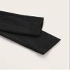 Women's T-Shirt Ribbed Knit Chain Front Tie Back Crop Tee T-Shirt for womenJIEHUA (Color : Black, Size : X-Small) view 3