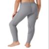 Willit Girls Horse Riding Pants Tights Kids Equestrian Breeches Knee-Patch Youth Schooling Tights Zipper Pockets Stone Gray XS view 2