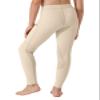 Willit Girls Horse Riding Pants Tights Kids Equestrian Breeches Knee-Patch Youth Schooling Tights Zipper Pockets Light Khaki L view 2