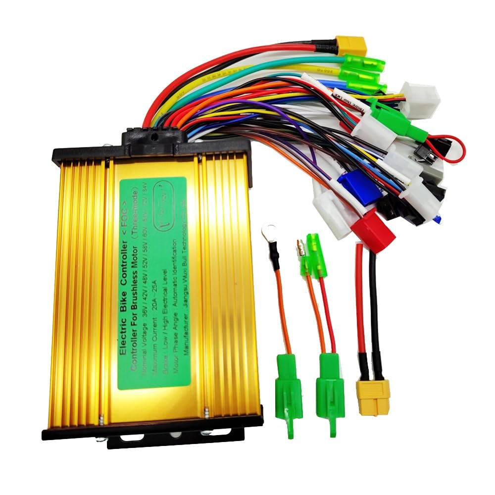ChongXiao 36V 48V 60V 72V 350W 500W 600W 20A-25A Brushless Controller for Electric Bike E-Scooter