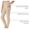Willit Girl's Riding Pants Horse Equestrian Breeches Light Khaki M view 4