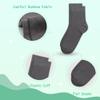 SIPCOLOR Combed Cotton Kids Crew Socks Athletic Quarter Cozy Socks for 6-14 Years Boys Girls 6 Pairs (11-15 Years, Dark grey) view 4