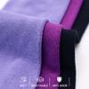 SIPCOLOR Combed Cotton Kids Crew Socks Athletic Quarter Cozy Socks for 6-14 Years Boys Girls 6 Pairs (11-15 Years, Deep purple) view 4