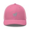Alpaca Trucker hat, Embroidered hat, Alpaca Gifts, Farm Animals hat, Birthday Pink view 1