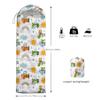 Datura home Kids Sleeping Bag for Boys Girls,Sky Aircraft Print-Lightweight Warm Portable Outdoor Indoor-Waterproof Cold Weather Resistant Sleeping Bag for Camping Hiking(Sky Aircraft) view 3