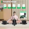 Hteedy 180 Degrees Leg Stretcher Stretching Machine Adjustable Heavy Duty Fitness Split Training Machine Home Yoga Training Workout Equipment Max Weight 220lbs view 3
