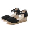 Wedge Sandals for Women,Womens Dressy Summer Wedge Sandals Espadrilles Closed Toe Slingback Bottom Strap Sandals Comfortable Casual Summer Platforms Breathable Travel Party Walking Shoes view 1