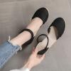 Wedge Sandals for Women,Womens Dressy Summer Wedge Sandals Espadrilles Closed Toe Slingback Bottom Strap Sandals Comfortable Casual Summer Platforms Breathable Travel Party Walking Shoes view 4