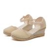 Wedge Sandals for Women,Womens Dressy Summer Wedge Sandals Espadrilles Closed Toe Slingback Bottom Strap Sandals Comfortable Casual Summer Platforms Breathable Travel Party Walking Shoes view 1