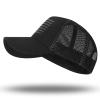 American Flag Trucker Hat - Snapback Hat, Baseball Cap for Men Women - Breathable Mesh Side, Adjustable Fit - for Casual Wear Black/Black view 3