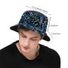 Cute Music Notes Bucket Hats Fashion Sun Cap Packable Outdoor Summer Fisherman Hat for Women and Men view 3
