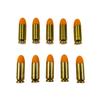 45 ACP AUTO Snap caps - Dummy Training Rounds - Set of 10 (Orange & Brass) view 1