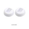 SAMEZA PE Film Jewelry Storage Box 3D Packaging Case Gemstone Free Stand Floating Frame Membrane Ring Earrings Necklace Display Holder,2 White Round Bases view 2