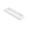 SAMEZA PE Film Jewelry Storage Box 3D Packaging Case Gemstone Free Stand Floating Frame Membrane Ring Earrings Necklace Display Holder,White 7x18cm view 1