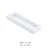 SAMEZA PE Film Jewelry Storage Box 3D Packaging Case Gemstone Free Stand Floating Frame Membrane Ring Earrings Necklace Display Holder,White 7x18cm view 2