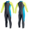 Kids Full Body Swimsuit One piece Long Sleeve Wetsuit Skin Sun Protection Sunsuit Swimwear for Boys S Size view 4