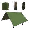 Tent Tarp Camping Tarp Waterproof Picnic Mat 300x300cm Multifunctional Tarp with Carrying Bag Camping Rain Tarp Shelter Car Shelter Hammock Rainfly Sailboat Shade Tarp for Outdoor Backpacking Hiking view 3