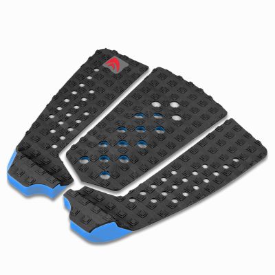 Abahub 3 Piece EVA Surfboard Deck Traction Pads with Kicker for Stomp Skimboards, Surf Boards, Funboard, Fish Board, Black