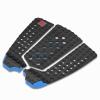 Abahub 3 Piece EVA Surfboard Deck Traction Pads with Kicker for Stomp Skimboards, Surf Boards, Funboard, Fish Board, Black view 1