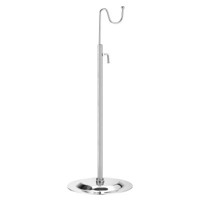 uxcell Purse Display Stand Adjustable Tabletop Single Hook Handbag Rack Stainless Steel Bag Holder for Retail Boutique Store - Silver