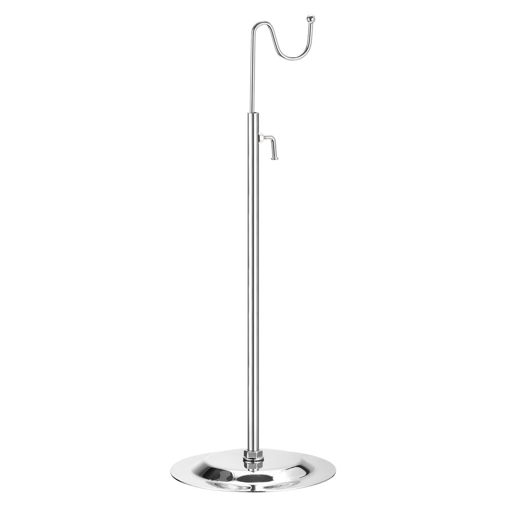 uxcell Purse Display Stand Adjustable Tabletop Single Hook Handbag Rack Stainless Steel Bag Holder for Retail Boutique Store - Silver