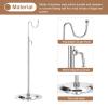 uxcell Purse Display Stand Adjustable Tabletop Single Hook Handbag Rack Stainless Steel Bag Holder for Retail Boutique Store - Silver view 4