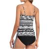 Tankini Swimsuits for Women Modest Floral Two Piece Bathing Suit Swimwear Tank Top Tummy Control Swimsuits with Short view 3
